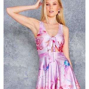 OCTOPUS'S GARDEN PINK SLEEVELESS RIO PLAYSUIT